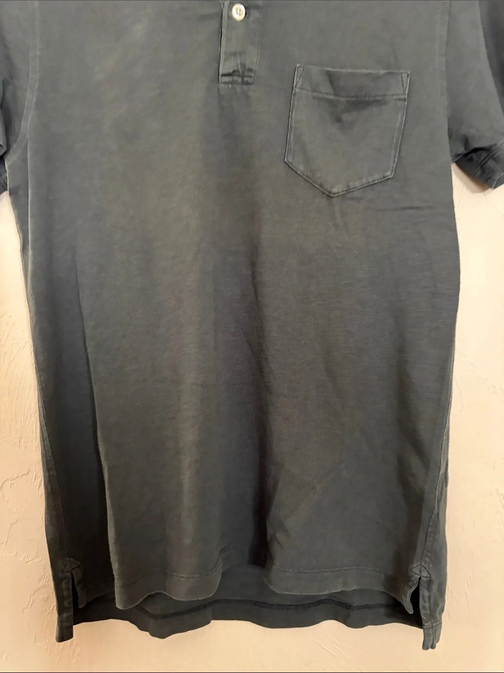 J. Crew Men's Polo Shirt in Charcoal Gray